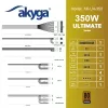 Akyga AK-U4-350 Ultimate 350 W ATX-voeding, 80 PLUS Bronze, actieve PFC, 120-mm-ventilator