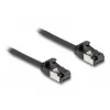 Netwerkkabel DeLOCK RJ45-kabel stekker naar stekker Cat.8.1 2 m zwart