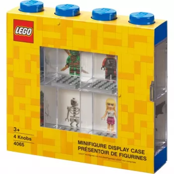 Room Copenhagen LEGO minifiguren-vitrine blauw (blauw/transparant)