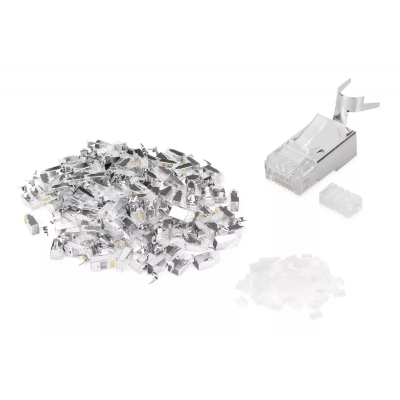 DIGITUS AK-219604-100 Modulaire connectoren voor rond kabel, CAT6A, afgeschermd, 100 stuks