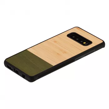 Smartphonehoesje man and wood voor Samsung Galaxy S10 Plus — bamboebos zwart