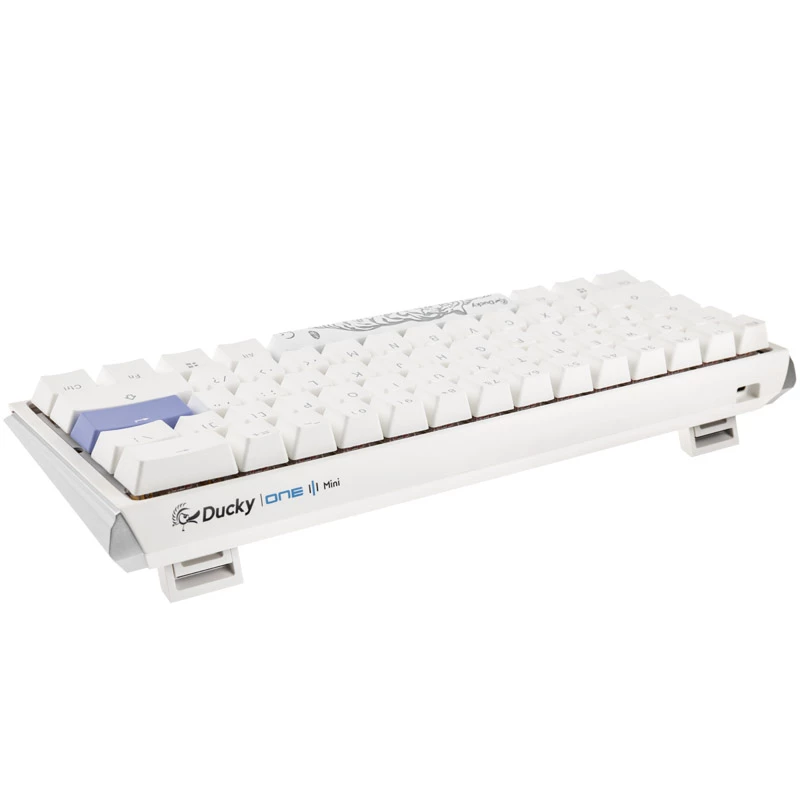 Ducky One 3 Classic Pure wit mini gaming-toetsenbord, RGB-LED - MX-rood (US) (DKON2161ST-RUSPDPWWWSC1)