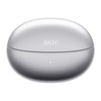 Draadloze oorbug hoofdtelefoon QCY Crossky Clip C30S, zilver