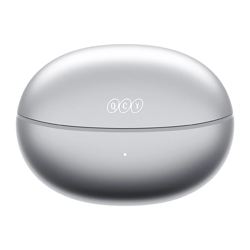 Draadloze oorbug hoofdtelefoon QCY Crossky Clip C30S, zilver