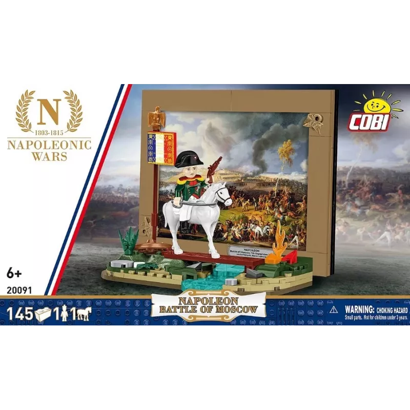 Bouwset Cobi Napoleons Slag om Moskou 145 onderdelen modelbouwpakket historisch diorama