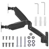 Maclean wandbeugel voor twee monitors, 17-32'', max. 9 kg, mechanische veer, MC-988
