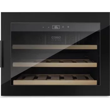 Caso WineSafe 18 EB Zwart compressor-wijnkoelkast 18 fles(sen)