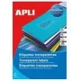 Transparante weerbestendige etiketten agipa 119027 63,5 x 38,1 mm (rol)
