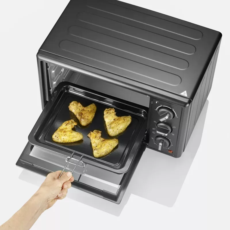 Elektrische tafeloven SEVERIN TO 2079 — 20 L inhoud, 1600 W, zwart