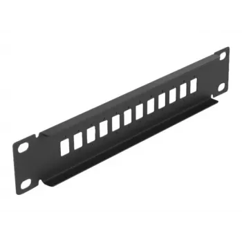 Glasvezel-patchpaneel DeLOCK 10 inch 12 poort SC simplex LC duplex 1U zwart