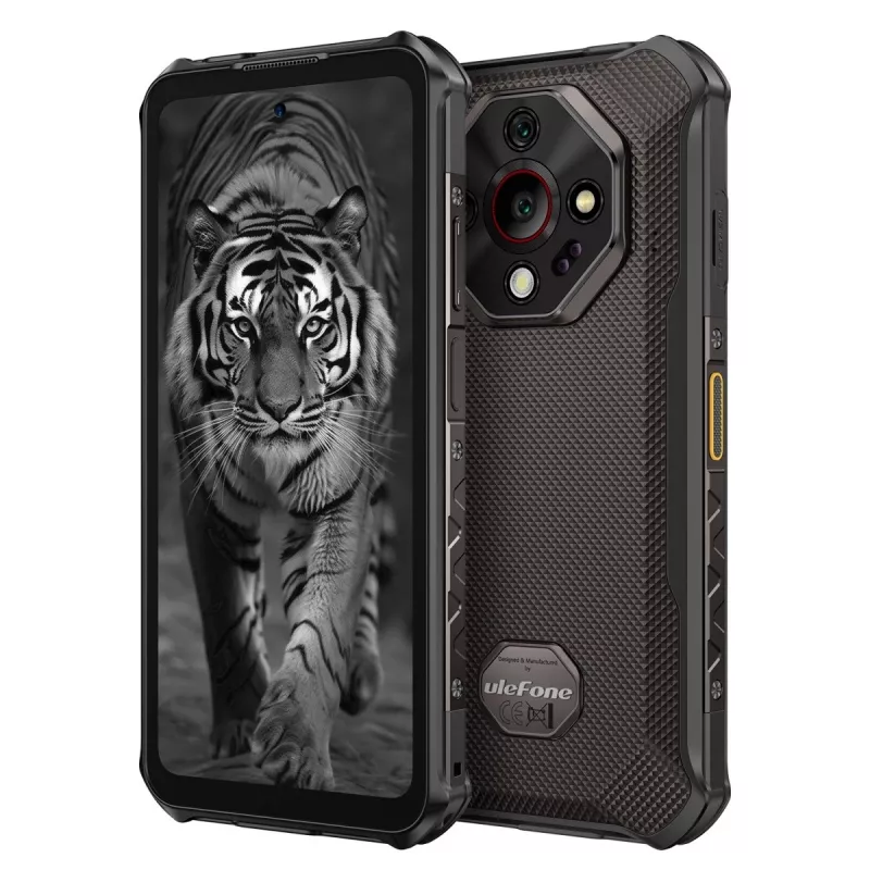 Smartphone UleFone Armor X16 6,1 inch 128 GB zwart, energie-efficiëntieklasse A