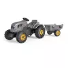 Kinder-trektractor Simba-Dickie Stronger XXL met aanhanger, antraciet