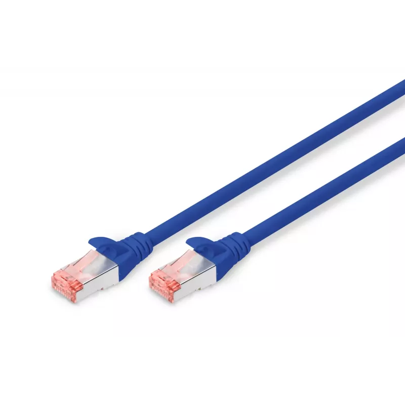 Netwerkkabel Digitus CAT 6 S/FTP RJ-45 2 m blauw