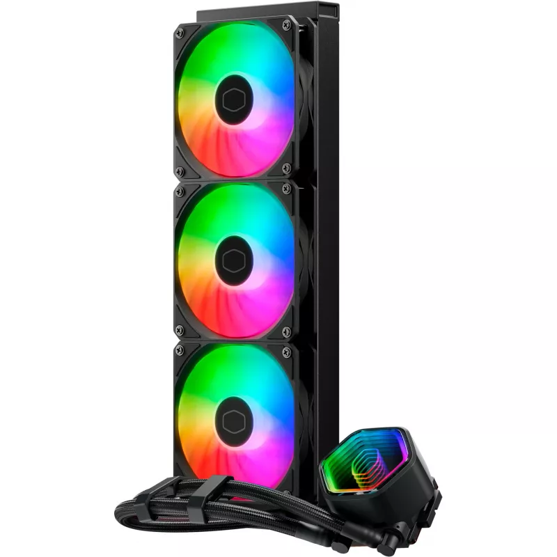Vloeistofkoelingsset Cooler Master MasterLiquid 360 Core II 12 cm zwart