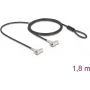Kabelslot Navilock 20935 zwart zilver 1,8 m