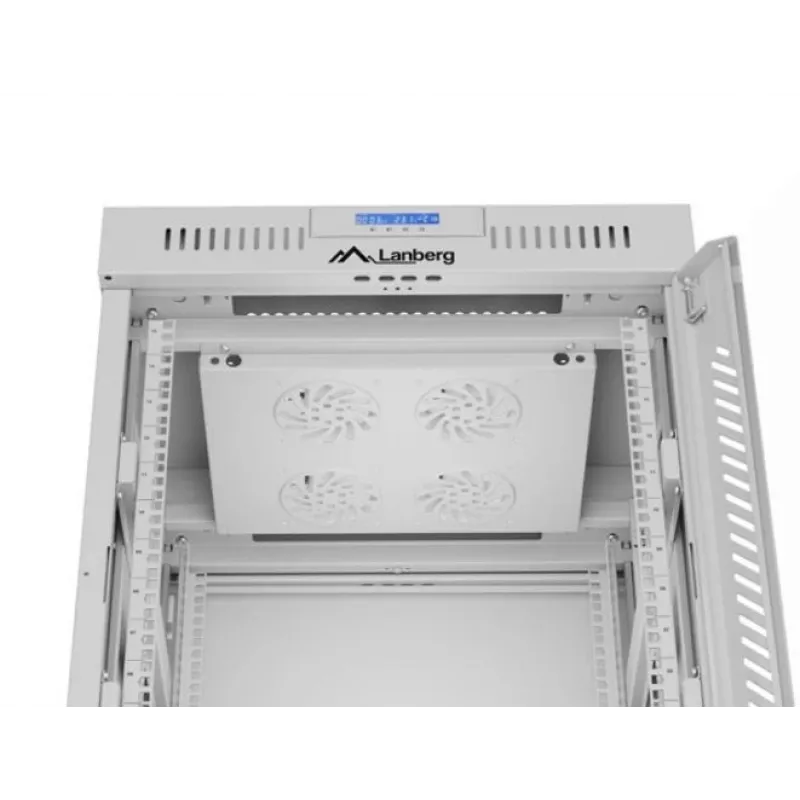 Lanberg FF01-6615-12SL Rackkast 15U vrijstaand rack Grijs