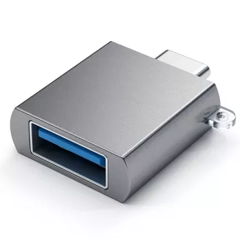 Satechi USB-C naar USB 3.0-adapter Space Gray stijlvol design & hoge kwaliteit - compact design - - - (179979)