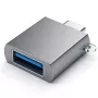 Satechi USB-C naar USB 3.0-adapter Space Gray stijlvol design & hoge kwaliteit - compact design - - - (179979)