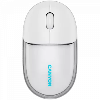 CANYON muis OnClick 24 BT/ draadloos transparant/wit