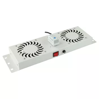 Rackaccessoire Lanview RAF115WH 2 ventilatoren wit staal