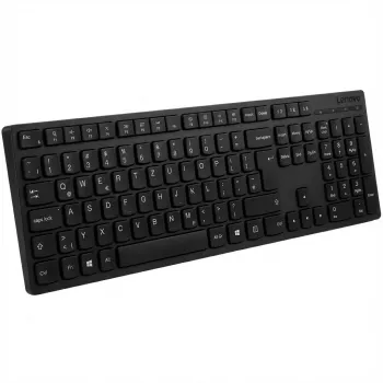 Lenovo Professional - toetsenbord - volledige grootte - draadloos - 2,4 GHz, Bluetooth - QWERTZ - Duits - grijs - bruine doos (4Y41R64517)