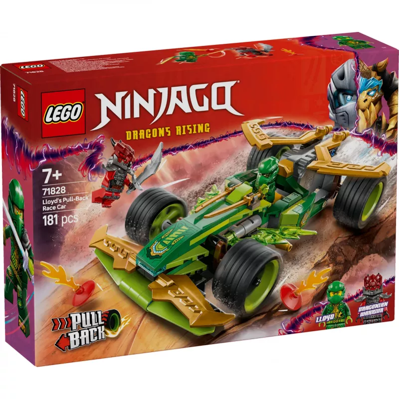LEGO bouwset NINJAGO Lloyds Action Speedster 71828, 181 onderdelen, 2 minifiguren, leeftijd 7+