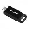 PNY Elite, 64 GB, USB Type-C, 3.2 Gen 1 (3.1 Gen 1), 120 MB/s, dia, zwart