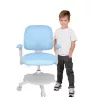 Junior 5.0 blauwe draaistoel