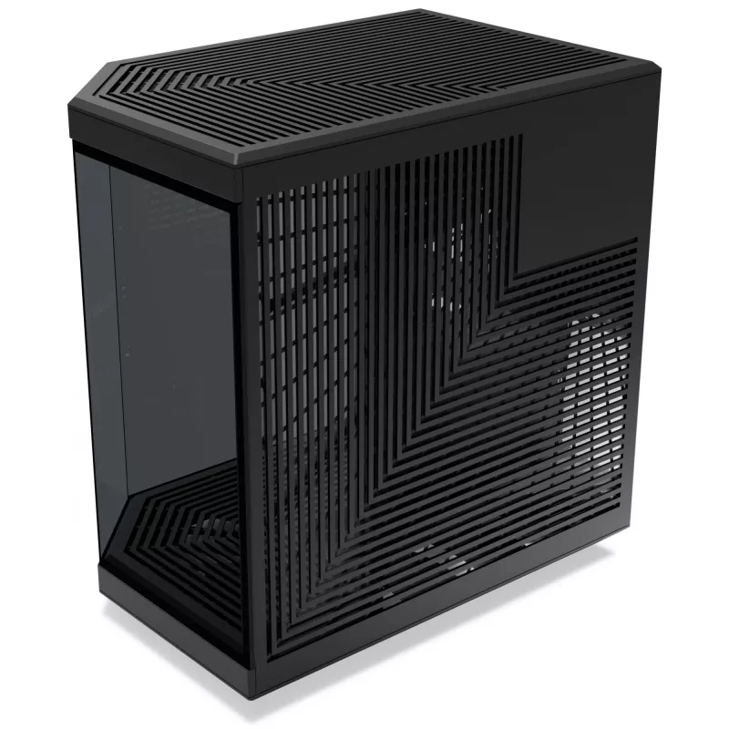 HYTE Y70 CS-HYTE-Y70-B Midi Tower pc-behuizing, E-ATX, gehard glas, Pitch Black