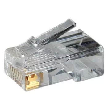 RJ-45 kabelstekker LOGILINK MP0002, CAT5e, transparant, 100-pack