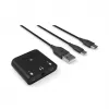 RØDE AI-Micro mobiele audio-interface, 2x 3,5 mm TRS/TRRS-ingangen, 3,5 mm hoofdtelefoonuitgang, USB-C, zwart