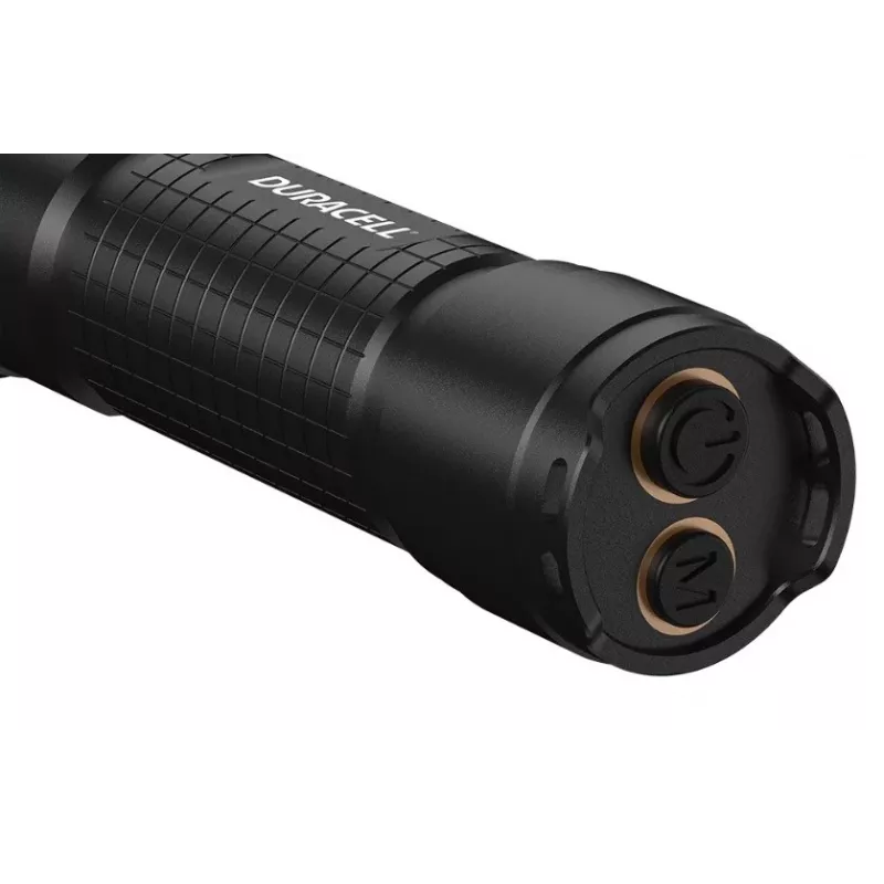 Zaklamp Duracell DF2500R — zwart, oplaadbare handlamp