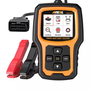 2in1 diagnosescanner OBD2 en accutester Ancel AD410 PRO
