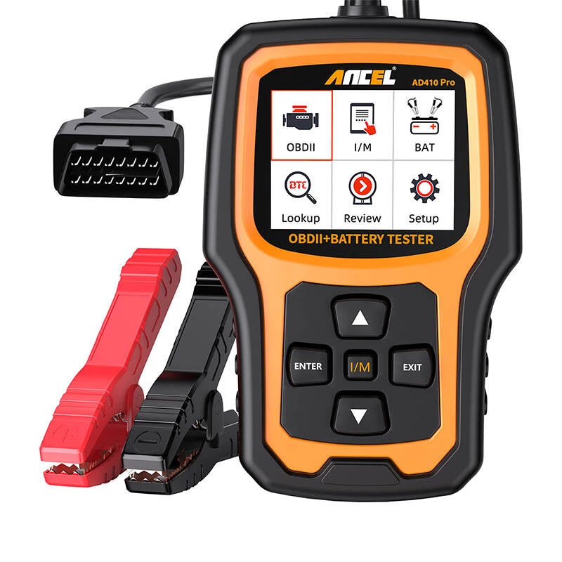2in1 diagnosescanner OBD2 en accutester Ancel AD410 PRO