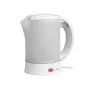 Elektrische waterkoker LAFE LAFCZA45865, roestvrij staal, 0,6 L, 600 W, lichtgrijs, opklapbaar vergrendelingsdeksel