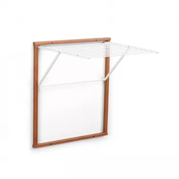 ARREDAMENTI KLEDY wandmontage wasrek - 80 x 69 cm, bruin