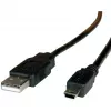 ROLINE USB 2.0-kabel, Type-A - 5-pin mini 1,8m (11.02.8719)