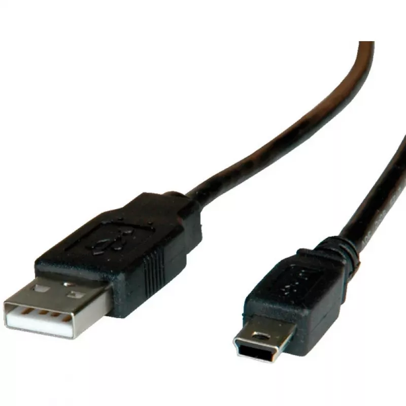ROLINE USB 2.0-kabel, Type-A - 5-pin mini 1,8m (11.02.8719)