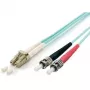 Equip LC/ST glasvezel-patchkabel, OM3, 1 m, 1 m, OM3, LC, ST