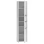 Badkamer-kast Top e shop S43 BIEL — vrijstaand, 6 legplanken, 400×300×1700 mm, wit