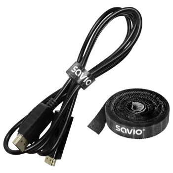 Kabelhouder Savio OC-06 universeel zwart