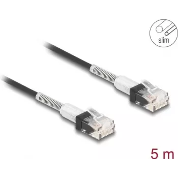 Netwerkkabel DeLOCK RJ45 80392 Cat.6A 5m zwart