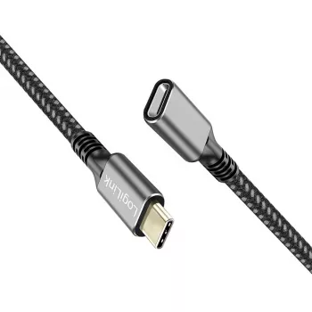 USB 3.2 Gen2 Type-C naar USB-C/F, PD, 1m