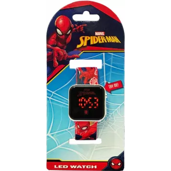Polshorloge LED met kalender Spiderman