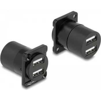 DeLOCK D-type module USB 2.0 Type-A 2 x bus naar 2 x bus