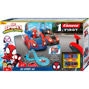 CARRERA banenset 1First Spidey Go! slotcar-baan 2,9 m lengte