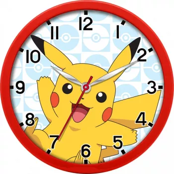 Wandklok Pokemon Pikachu 25cm