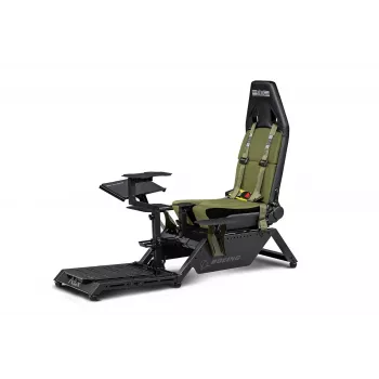 Cockpitstoel van Next Level Racing Flight Simulator Boeing Military 396055 — speciale vluchtsimulatorstoel, compatibel met stuurknuppels en pedalen