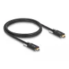 USB-kabel DeLOCK 83720 USB 3.2 Gen 2 1m USB-C zwart
