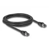 DeLOCK RJ45 netwerkkabel Cat.8.1 S/FTP 2m 40Gbps zwart